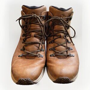 Merrell Ontario Men’s Size 13 Brown Leather Mid Waterproof Hiking Boots Casual